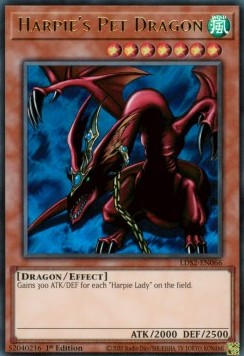 Harpie's Pet Dragon (V.1) LDS2-EN066 Ultra Rare Englisch