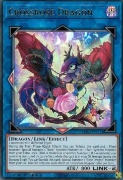 Crossrose Dragon (V.1) LDS2-EN114 Ultra Rare Englisch