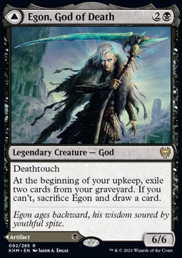 Egon, God of Death // Throne of Death KHM-92 Rare Englisch