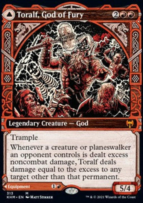 Toralf, God of Fury // Toralf's Hammer XKHM-313 Mythic Englisch