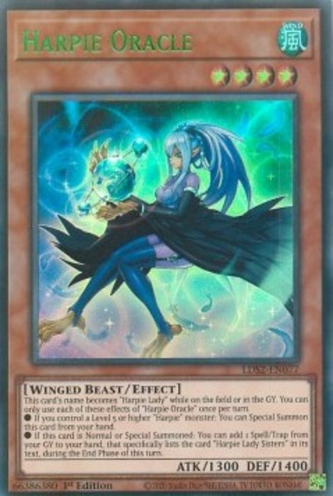 Harpie Oracle (V.3) LDS2-EN077 Ultra Rare Englisch