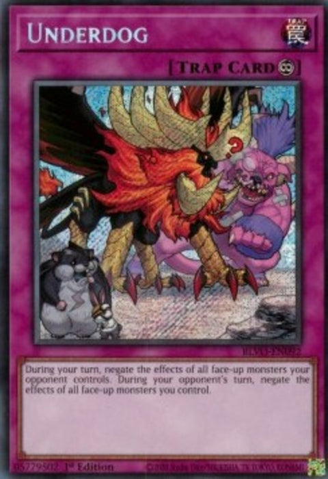 Underdog BLVO-EN092 Secret Rare Englisch
