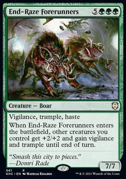 End-Raze Forerunners KHC-61 Rare Englisch
