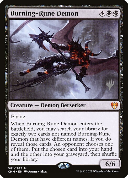 Magic: Burning-Rune Demon