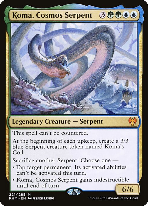 Koma, Cosmos Serpent (V.2) PKHM-221 Mythic Englisch