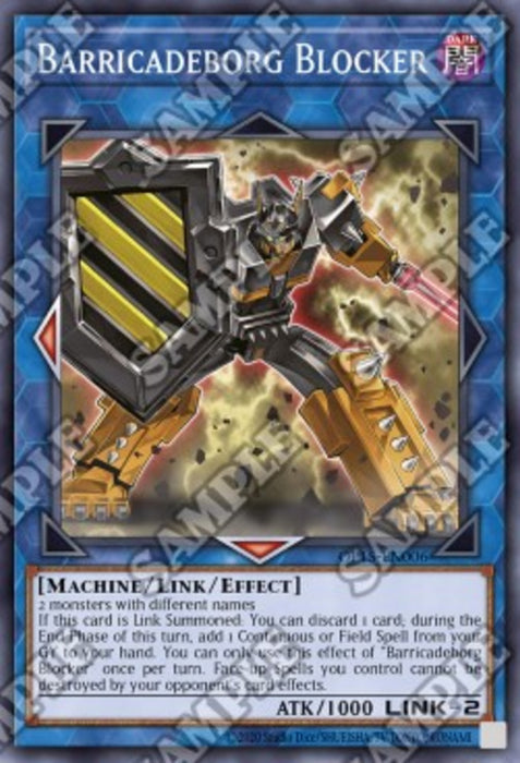 Barricadeborg Blocker OP15-EN006 Super Rare Englisch