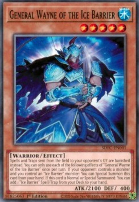 General Wayne of the Ice Barrier SDFC-EN001 Common Englisch