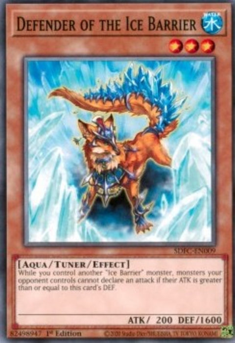 Defender of the Ice Barrier SDFC-EN009 Common Englisch