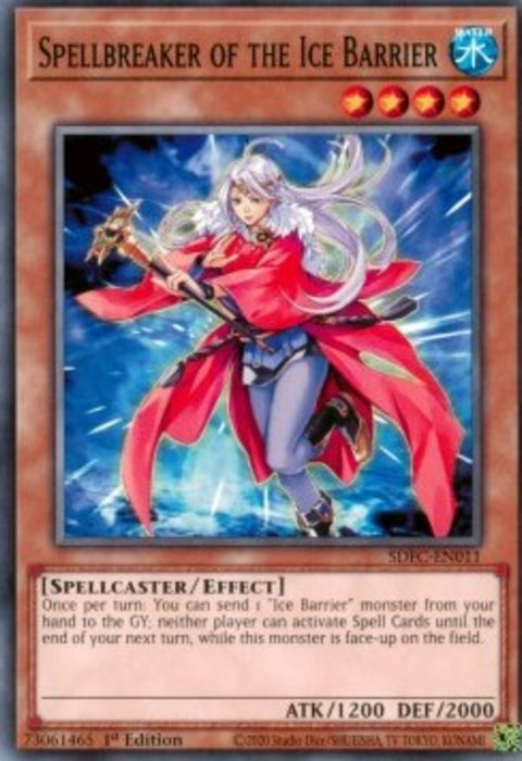 Spellbreaker of the Ice Barrier SDFC-EN011 Common Englisch