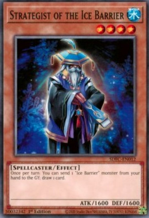 Strategist of the Ice Barrier SDFC-EN012 Common Englisch