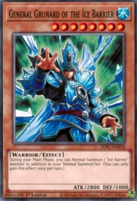 General Grunard of the Ice Barrier SDFC-EN018 Common Englisch