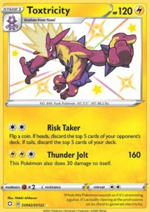 Toxtricity SHF-SV42 Secret Rare Englisch