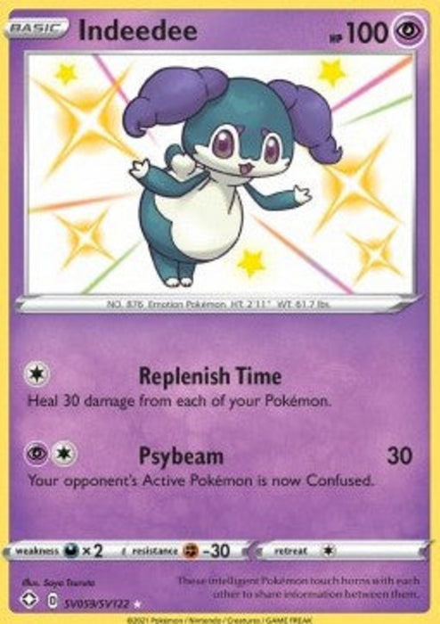 Indeedee SHF-SV59 Secret Rare Englisch