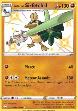 Galarian Sirfetch'd SHF-SV64 Secret Rare Englisch