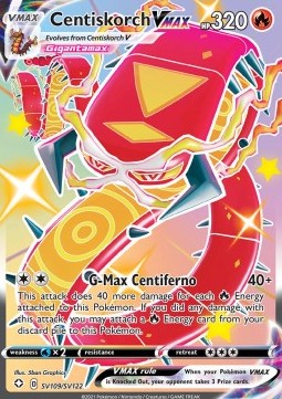 Centiskorch VMAX SHF-SV109 Secret Rare Englisch