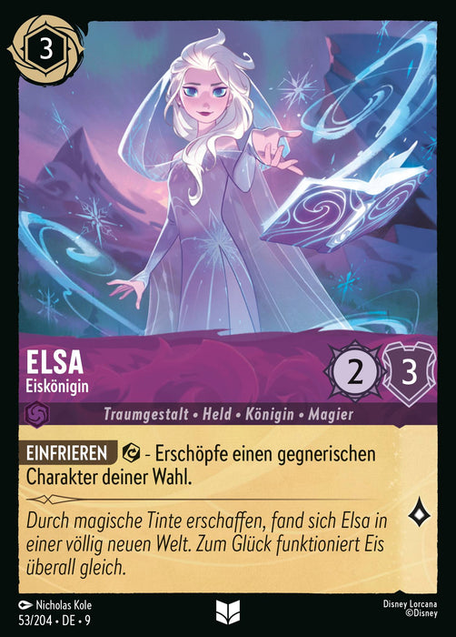 Elsa - Eiskönigin (V.1) 9FAB-053 Uncommon Deutsch