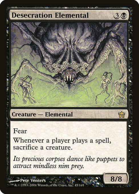 Magic: Desecration Elemental