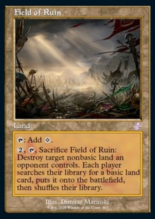 Field of Ruin XTSR-407 Time Shifted Englisch