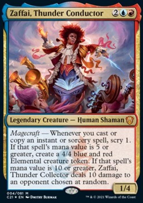 Zaffai, Dirigent des Donners C21-4 Mythic Deutsch