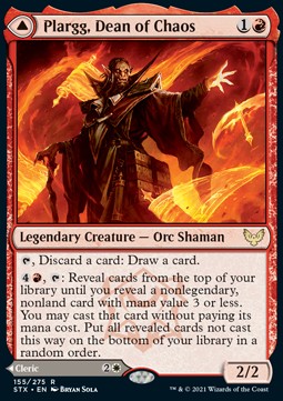 Plargg, Dean of Chaos // Augusta, Dean of Order STX-155 Rare Englisch