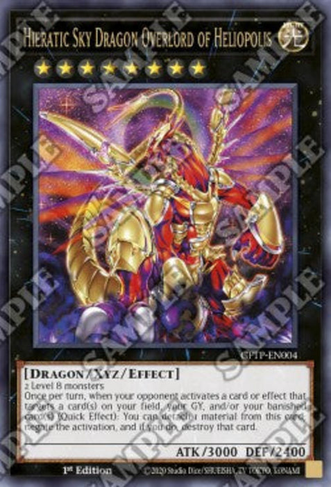 Hieratic Sky Dragon Overlord of Heliopolis GFTP-EN004 Ultra Rare Englisch