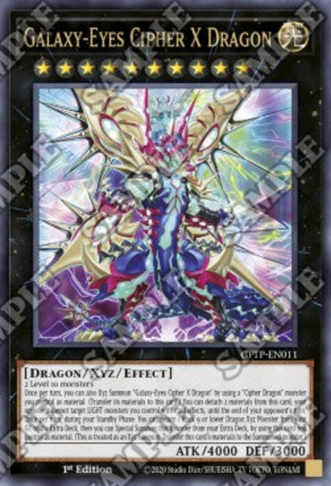 Galaxy-Eyes Cipher X Dragon GFTP-EN011 Ultra Rare Englisch
