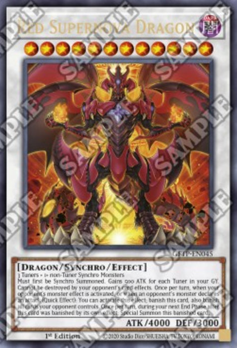 Red Supernova Dragon GFTP-EN045 Ultra Rare Englisch