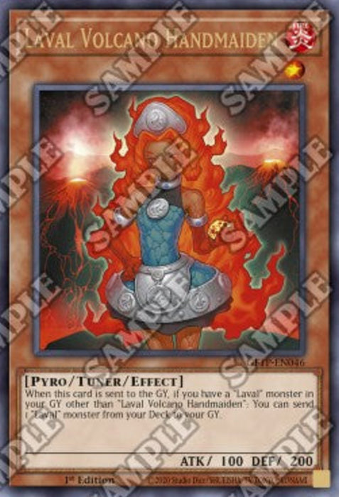 Laval Volcano Handmaiden GFTP-EN046 Ultra Rare Englisch