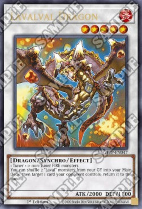 Lavalval Dragon GFTP-EN047 Ultra Rare Englisch