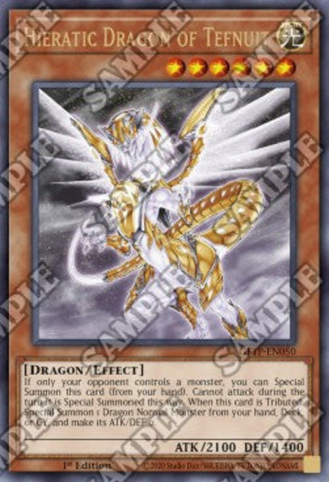 Hieratic Dragon of Tefnuit GFTP-EN050 Ultra Rare Englisch