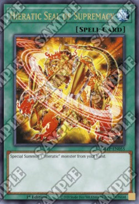 Hieratic Seal of Supremacy GFTP-EN055 Ultra Rare Englisch