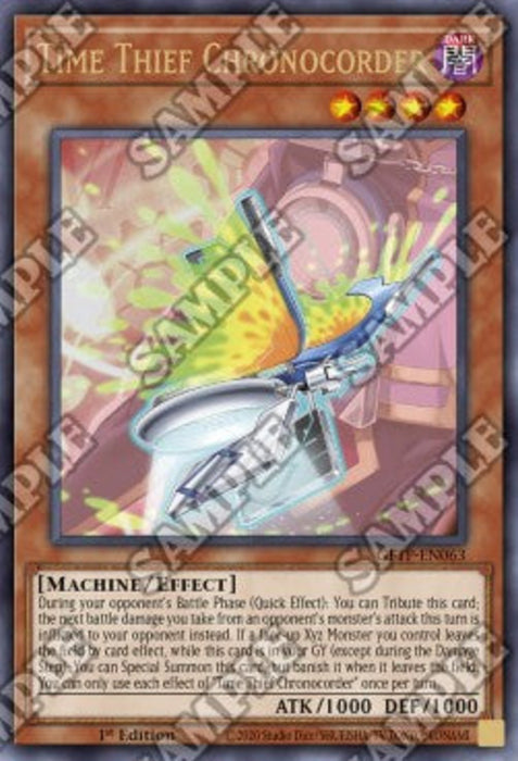 Time Thief Chronocorder GFTP-EN063 Ultra Rare Englisch