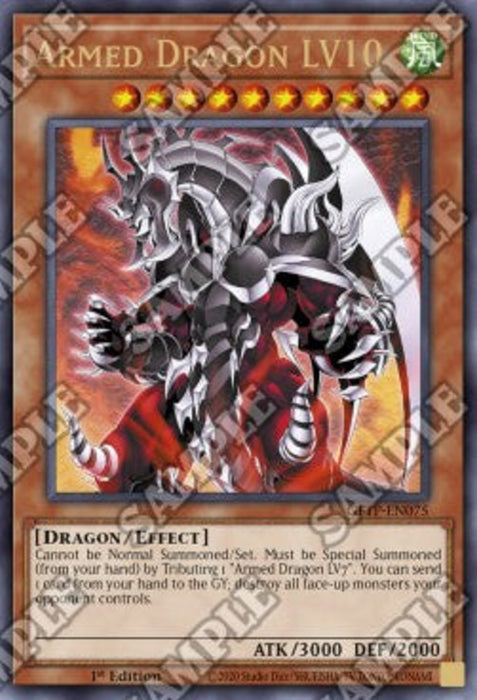 Armed Dragon LV10 GFTP-EN075 Ultra Rare Englisch