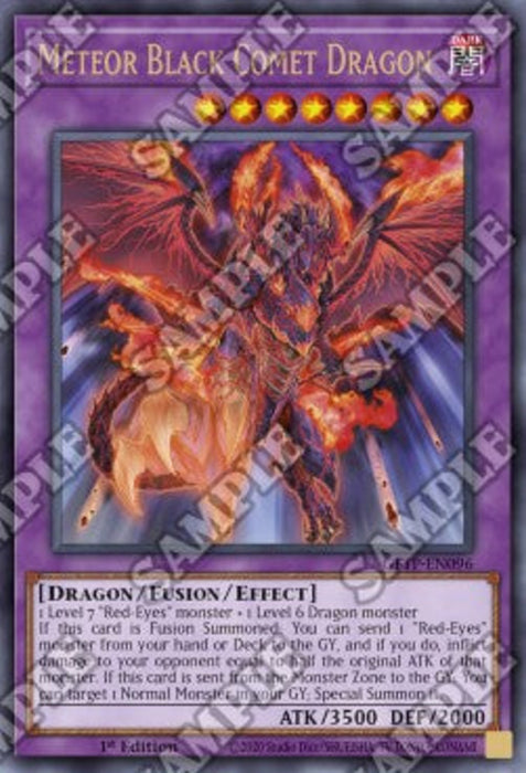 Meteor Black Comet Dragon GFTP-EN096 Ultra Rare Englisch