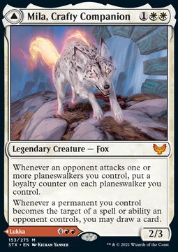 Magic Mila, Crafty Companion // Lukka, Wayward Bonder STX-153 Mythic