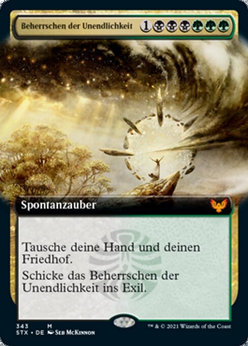 Beherrschen der Unendlichkeit XSTX-343 Mythic Deutsch