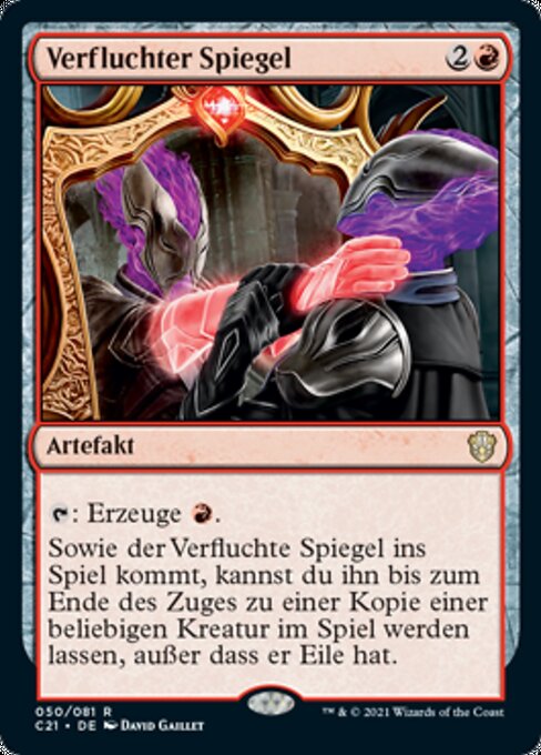 Verfluchter Spiegel C21-50 Rare Deutsch