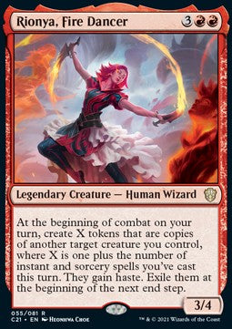 Rionya, Fire Dancer C21-55 Rare Englisch