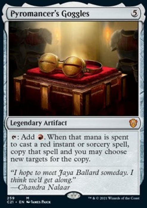 Schutzbrille der Pyromagierin C21-259 Mythic Deutsch