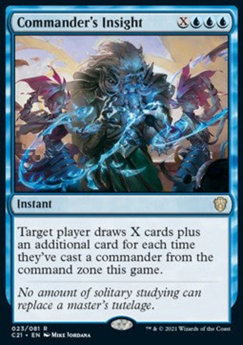Commander's Insight C21-23 Rare Englisch