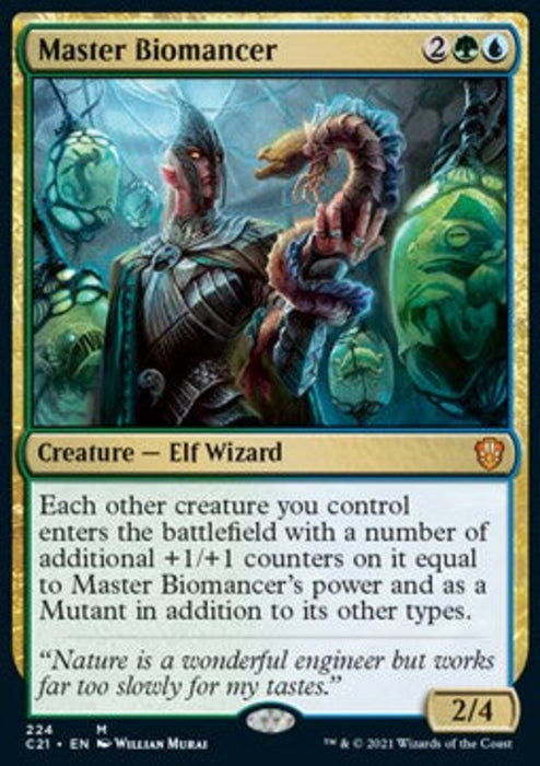 Meister-Biomagier C21-224 Mythic Deutsch