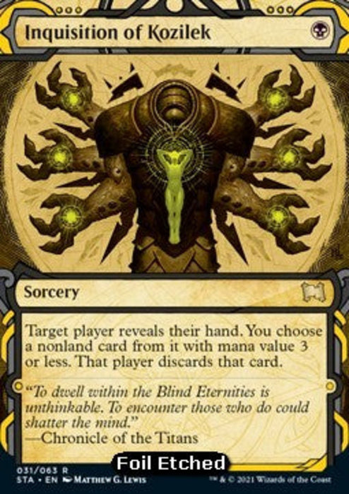 Inquisition of Kozilek (V.3) STA-31 Rare Englisch