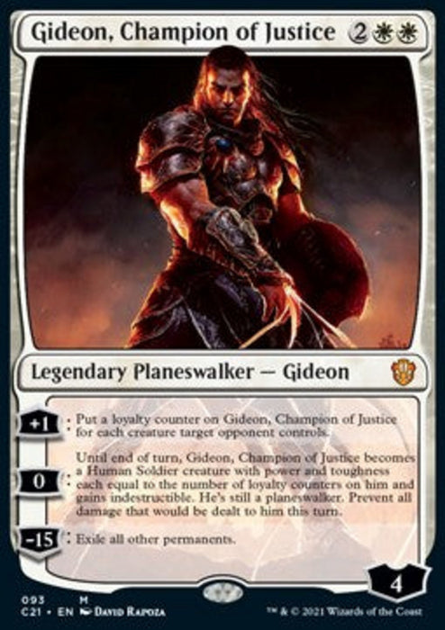 Gideon, Champion of Justice C21-93 Mythic Englisch