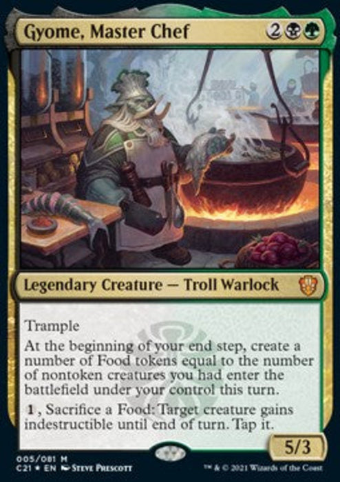 Gyome, Master Chef C21-5 Mythic Englisch