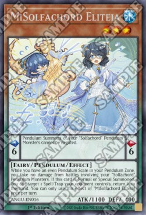 MiSolfachord Eliteia ANGU-EN016 Rare Englisch