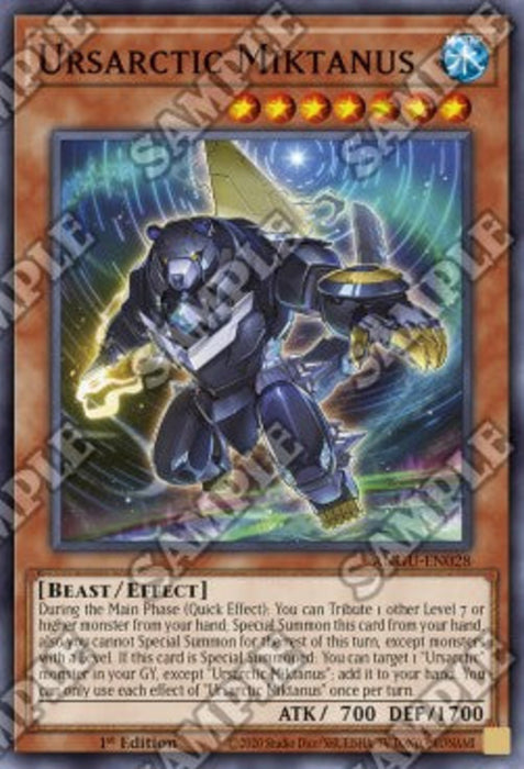 Ursarctic Miktanus ANGU-EN028 Super Rare Englisch