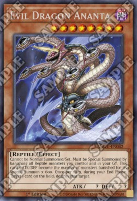 Evil Dragon Ananta ANGU-EN042 Rare Englisch
