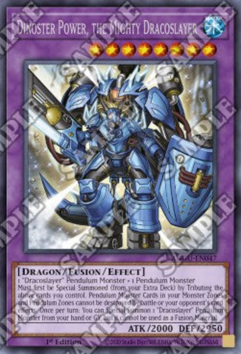 Dinoster Power, the Mighty Dracoslayer ANGU-EN047 Rare Englisch