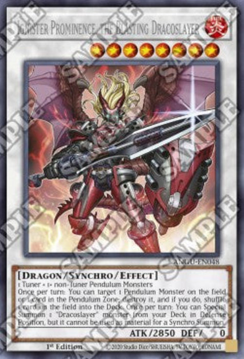 Ignister Prominence, the Blasting Dracoslayer ANGU-EN048 Rare Englisch