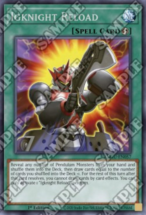 Igknight Reload ANGU-EN057 Rare Englisch
